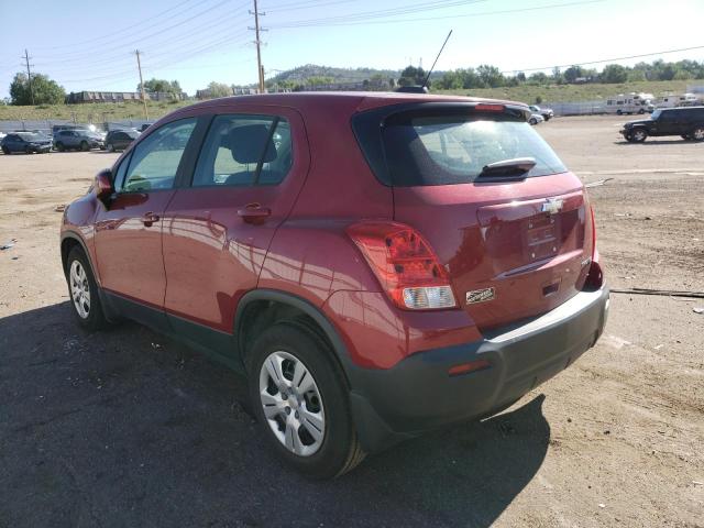 Photo 3 from auction – 2015 CHEVROLET TRAX LS with VIN KL7CJKSB9FB102430