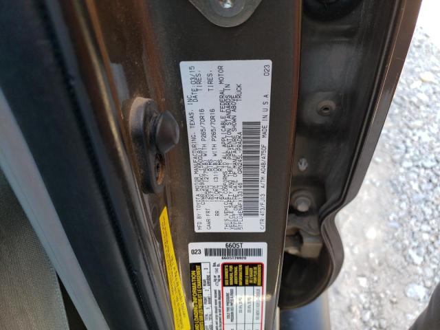 Photo 10 from auction – 2015 TOYOTA TACOMA DOU with VIN 5TFLU4EN4FX133146