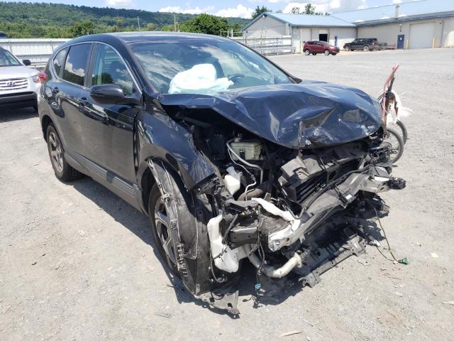 HONDA CR-V EX 2019 with VIN 7FARW2H55KE047521 - Photo from auction