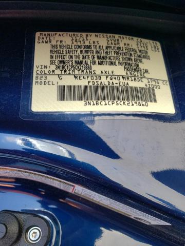 Photo 10 from auction – 2012 NISSAN VERSA S with VIN 3N1BC1CP5CK219860