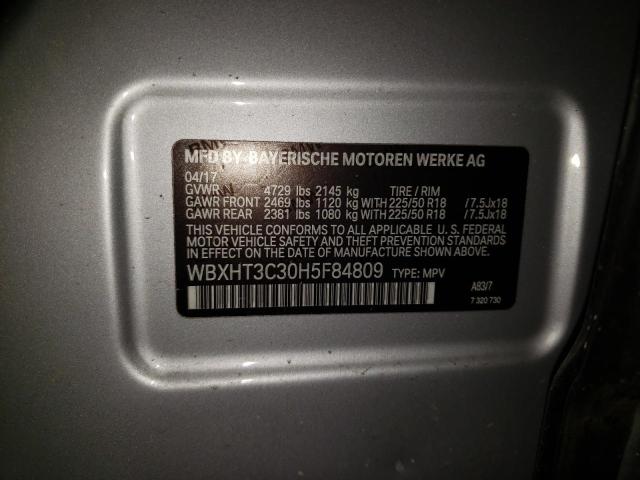 Foto 10 de la subasta – 2017 BMW X1 XDRIVE2 con VIN WBXHT3C30H5F84809