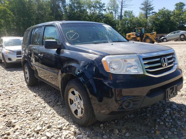 HONDA PILOT LX 2014 with VIN 5FNYF4H20EB031580 - Photo from auction