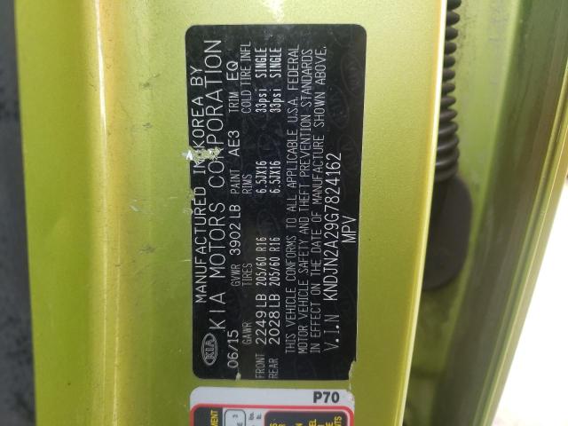 Photo 10 from auction – 2016 KIA SOUL with VIN KNDJN2A29G7824162