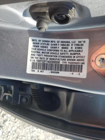 Photo 10 from auction – 2016 HONDA CIVIC EX with VIN 19XFC2F74GE050550