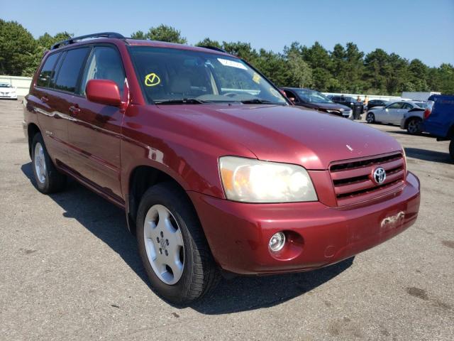 TOYOTA HIGHLANDER 2006 with VIN JTEEP21AX60161447 - Photo from auction