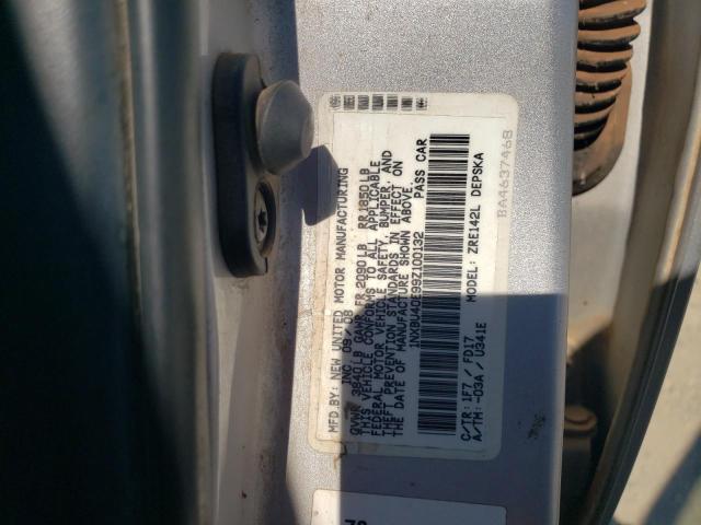 Photo 10 from auction – 2009 TOYOTA COROLLA BA with VIN 1NXBU40E99Z100132