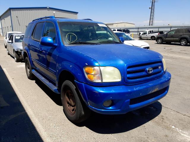 TOYOTA SEQOUIA 2002 with VIN 5TDZT34A82S106327 - Photo from auction