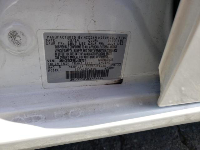 Photo 10 from auction – 2014 NISSAN VERSA NOTE with VIN 3N1CE2CP3EL426751