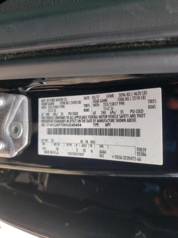 Photo 10 from auction – 2017 FORD ESCAPE S with VIN 1FMCU0F70HUD45454