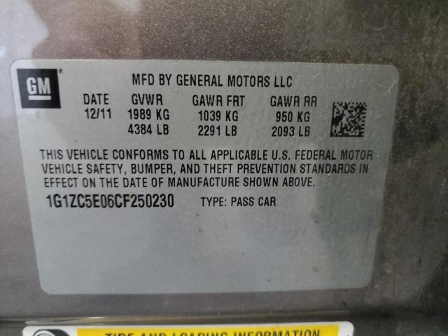 Photo 10 from auction – 2012 CHEVROLET MALIBU 1LT with VIN 1G1ZC5E06CF250230