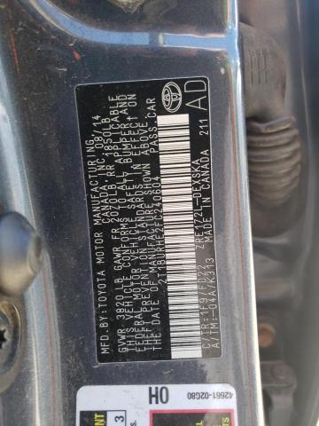 Photo 10 from auction – 2015 TOYOTA COROLLA L with VIN 2T1BURHE2FC240604