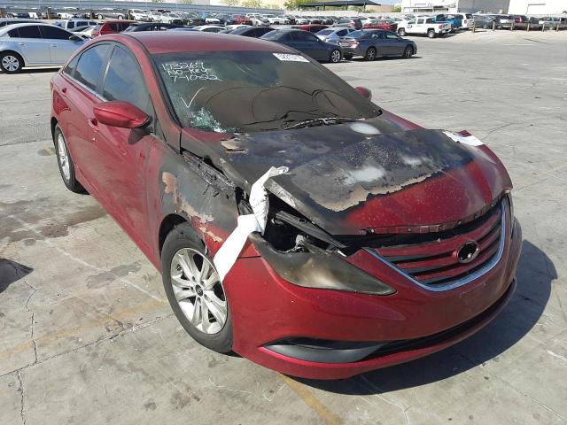 HYUNDAI SONATA GLS 2014 with VIN 5NPEB4AC1EH832277 - Photo from auction