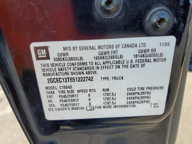 Photo 10 from auction – 2005 CHEVROLET SILVERADO with VIN 2GCEC13T651222742