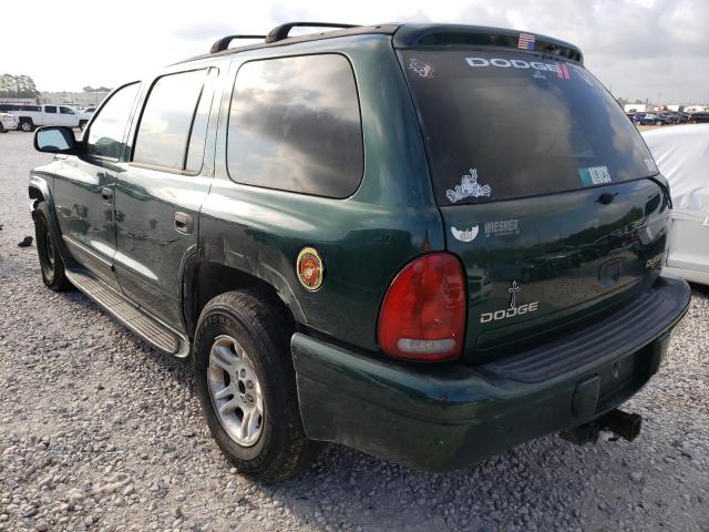Photo 3 from auction – 2002 DODGE DURANGO SL with VIN 1B4HR48N62F113724