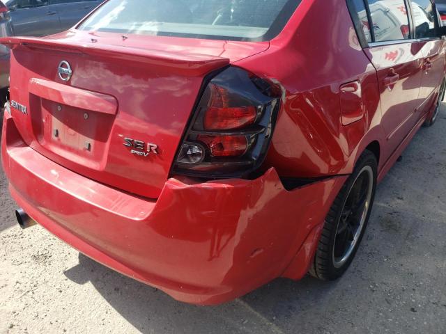 Photo 9 from auction – 2008 NISSAN SENTRA SE- with VIN 3N1CB61E08L629537