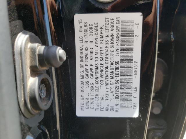 Photo 10 from auction – 2015 HONDA CIVIC EX with VIN 19XFB2F84FE070050