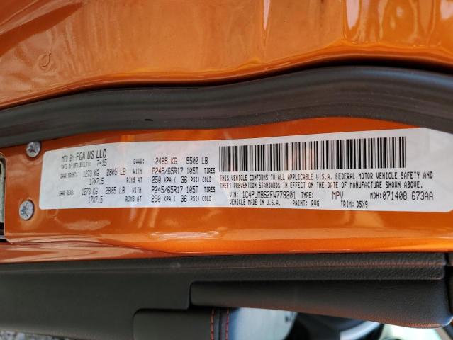 Photo 10 from auction – 2015 JEEP CHEROKEE T with VIN 1C4PJMBS2FW779201