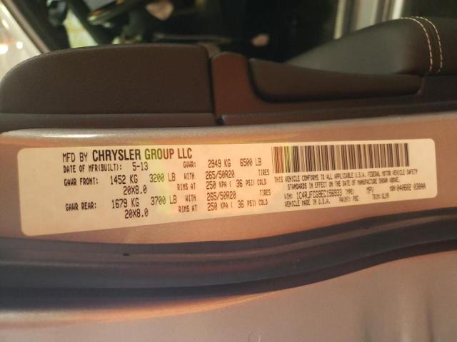 Photo 10 from auction – 2014 JEEP GRAND CHER with VIN 1C4RJFCG9EC156933