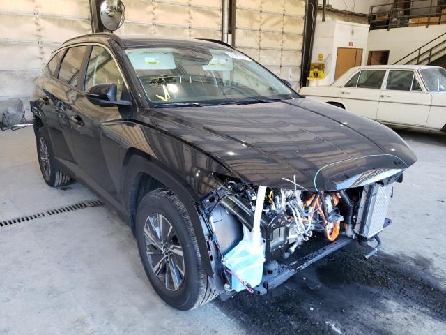 HYUNDAI TUCSON BLU 2022 with VIN KM8JBCA15NU029464 - Photo from auction