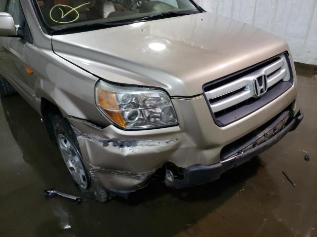 Photo 9 from auction – 2007 HONDA PILOT EXL with VIN 5FNYF18587B017048