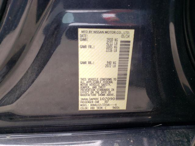 Photo 10 from auction – 2015 NISSAN ALTIMA 2.5 with VIN 1N4AL3AP4FC107090