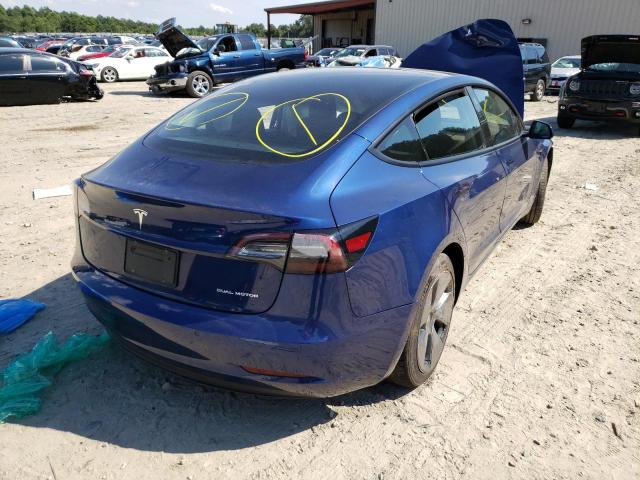 Photo 4 from auction – 2021 TESLA MODEL 3 with VIN 5YJ3E1EB8MF869158