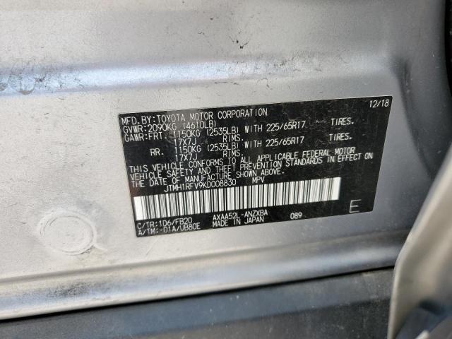 Photo 10 from auction – 2019 TOYOTA RAV4 LE with VIN JTMH1RFV9KD008830