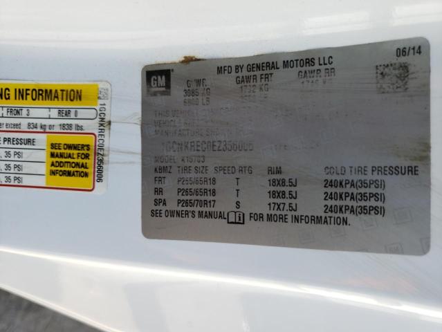 Photo 10 from auction – 2014 CHEVROLET SILVERADO with VIN 1GCNKREC0EZ356006