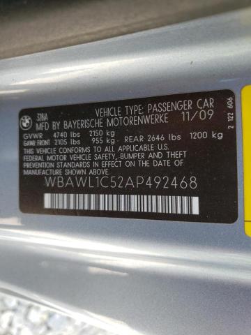 Photo 10 from auction – 2010 BMW 328 I with VIN WBAWL1C52AP492468