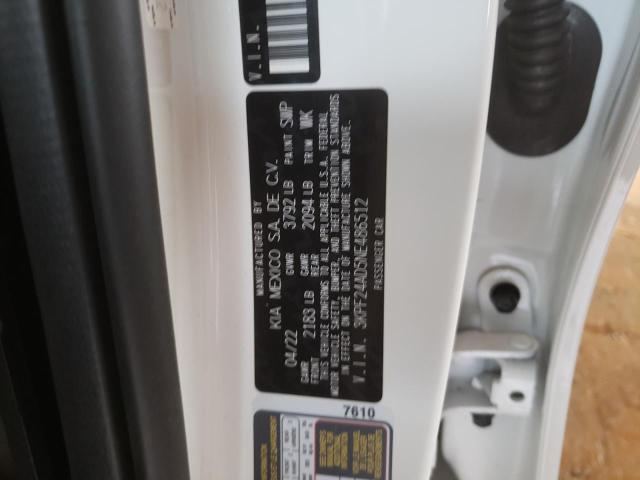 Photo 10 from auction – 2022 KIA FORTE FE with VIN 3KPF24AD5NE486512