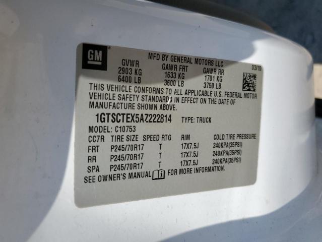 Photo 10 from auction – 2010 GMC SIERRA C15 with VIN 1GTSCTEX5AZ222814