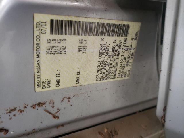Photo 10 from auction – 2012 NISSAN ALTIMA BAS with VIN 1N4AL2AP1CC127206