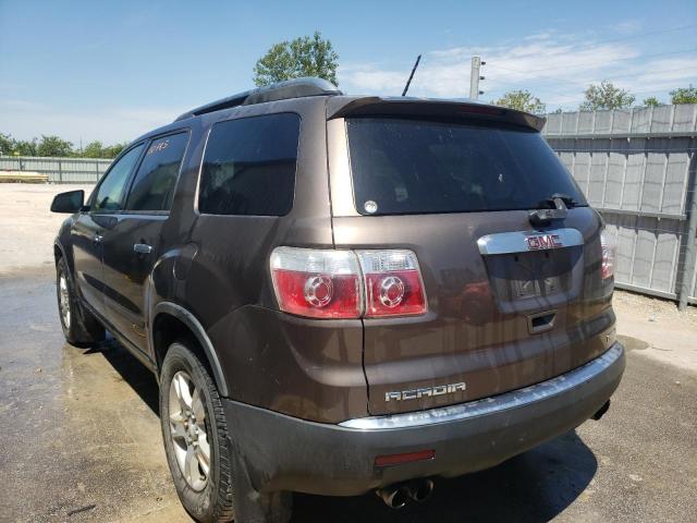 Photo 3 from auction – 2009 GMC ACADIA SLE with VIN 1GKEV13D59J203554
