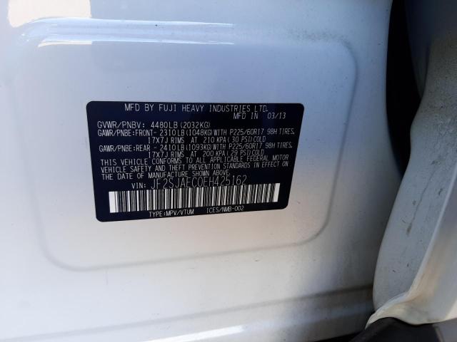 Photo 10 from auction – 2014 SUBARU FORESTER 2 with VIN JF2SJAEC0EH425162
