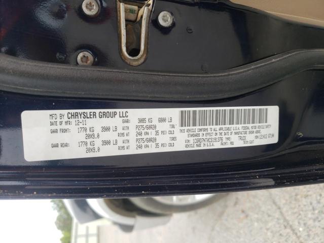 Photo 10 from auction – 2012 DODGE RAM 1500 L with VIN 1C6RD7NT0CS191376