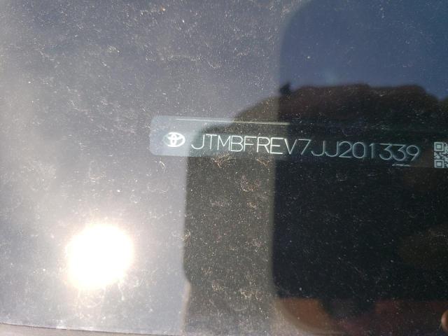 Photo 10 from auction – 2018 TOYOTA RAV4 LE with VIN JTMBFREV7JJ201339