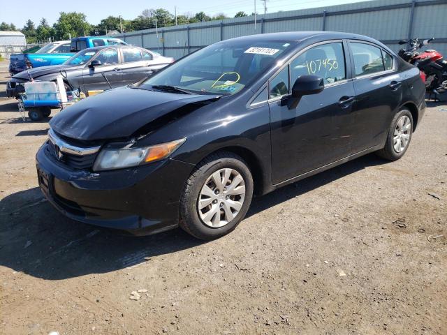 Photo 2 from auction – 2012 HONDA CIVIC LX with VIN 2HGFB2F54CH575075