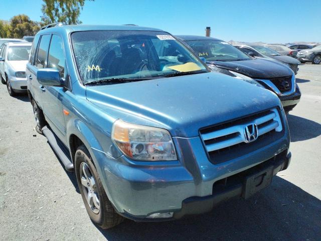 HONDA PILOT EX 2006 with VIN 5FNYF28406B018383 - Photo from auction
