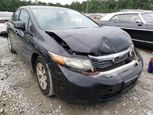 HONDA CIVIC LX 2012 with VIN 19XFB2F54CE375890 - Photo from auction