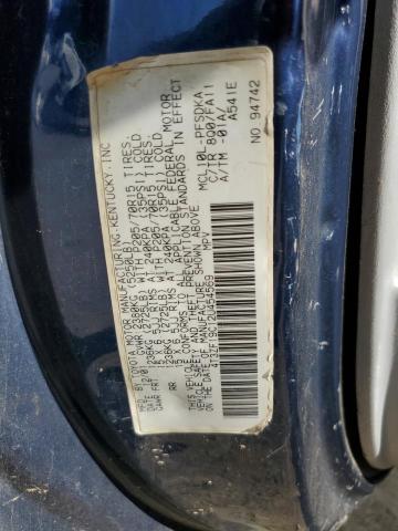 Photo 10 from auction – 2002 TOYOTA SIENNA with VIN 4T3ZF19C12U454569