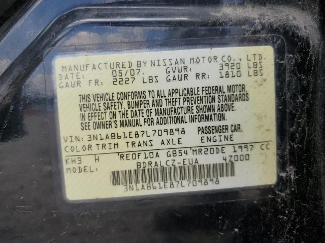 Photo 10 from auction – 2007 NISSAN SENTRA 2.0 with VIN 3N1AB61E87L709898