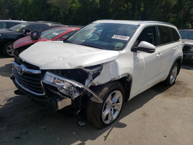 Photo 2 from auction – 2016 TOYOTA HIGHLANDER with VIN 5TDDKRFH7GS255698