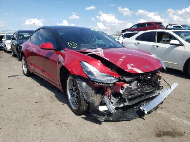 TESLA MODEL 3 2021 with VIN 5YJ3E1EB7MF019778 - Photo from auction