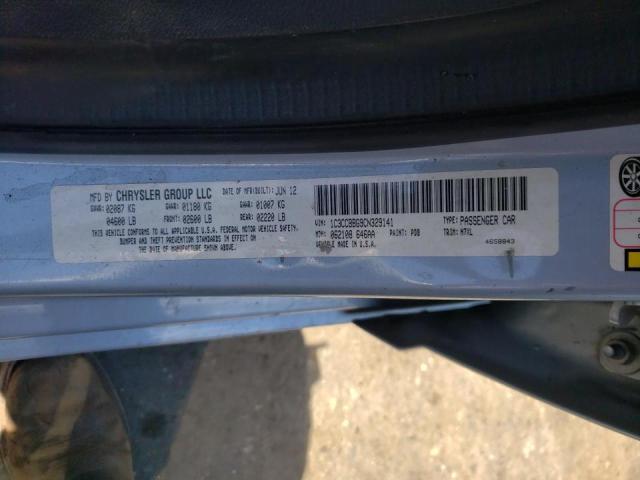 Photo 10 from auction – 2012 CHRYSLER 200 TOURIN with VIN 1C3CCBBG9CN329141