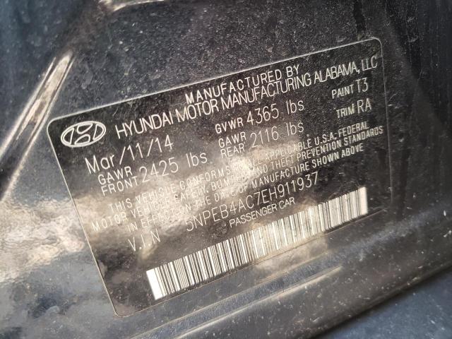 Photo 10 from auction – 2014 HYUNDAI SONATA GLS with VIN 5NPEB4AC7EH911937