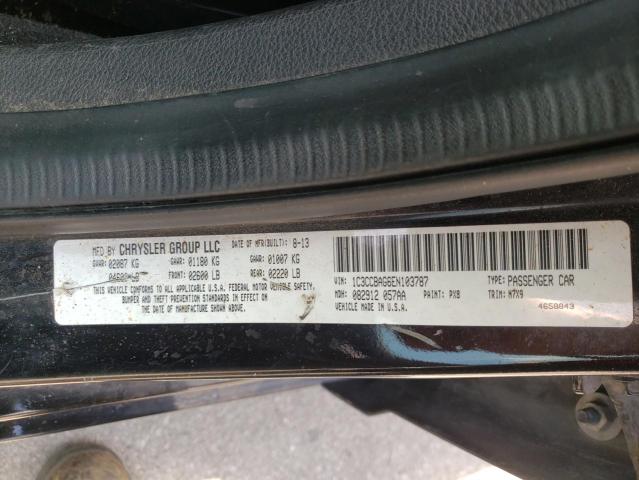 Photo 10 from auction – 2014 CHRYSLER 200 LX with VIN 1C3CCBAG6EN103787