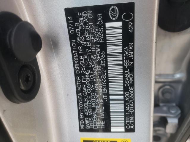 Photo 10 from auction – 2014 LEXUS ES 350 with VIN JTHBK1GG6E2143766