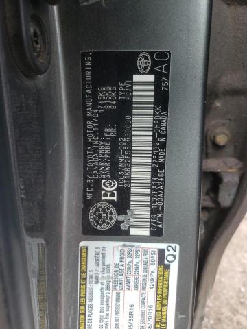 Photo 10 from auction – 2005 TOYOTA COROLLA MA with VIN 2T1KR32E95C880038