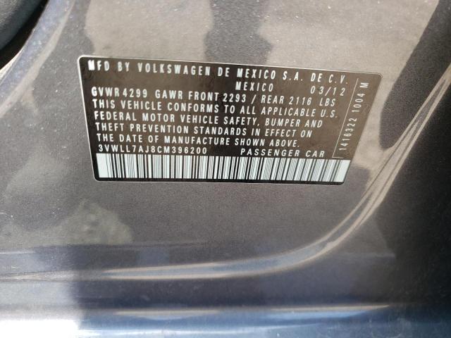 Photo 10 from auction – 2012 VOLKSWAGEN JETTA TDI with VIN 3VWLL7AJ8CM396200