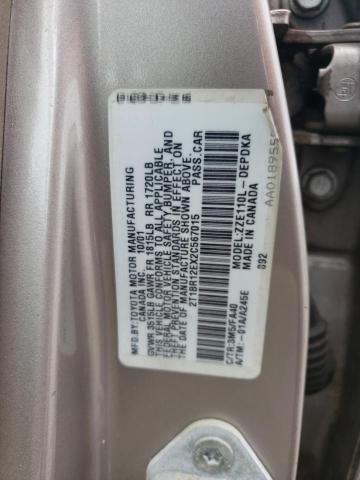 Photo 10 from auction – 2002 TOYOTA COROLLA CE with VIN 2T1BR12EX2C567015